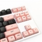 Pink Black 104+45 CSA Profile PBT Doubleshot Keycap Set Cherry MX Mechanical Gaming Keyboard